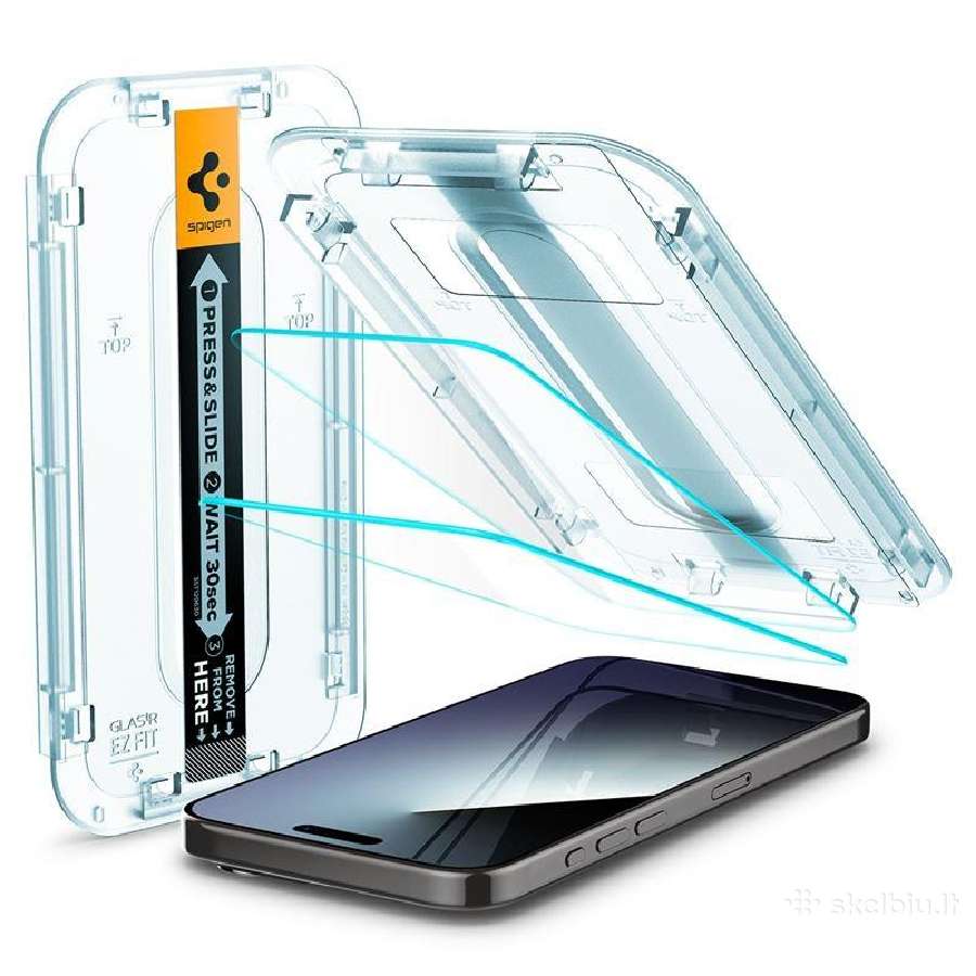 Spigen Glas.tr Ez Fit iPhone 15 Pro Max - Skelbiu.lt