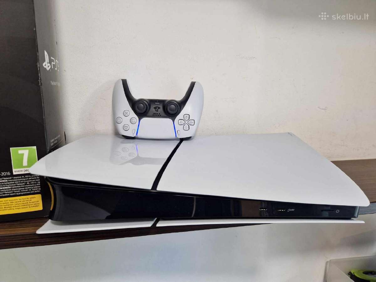 Sony playstation 5 Slim digital su garantija - nuotraukos Nr. 2