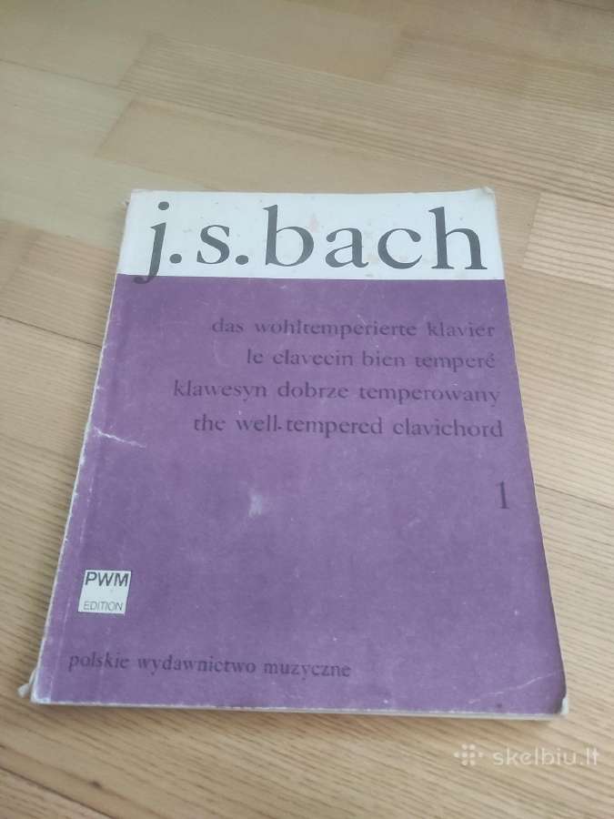 J.s.bachas Gerai temperuotas klavyras