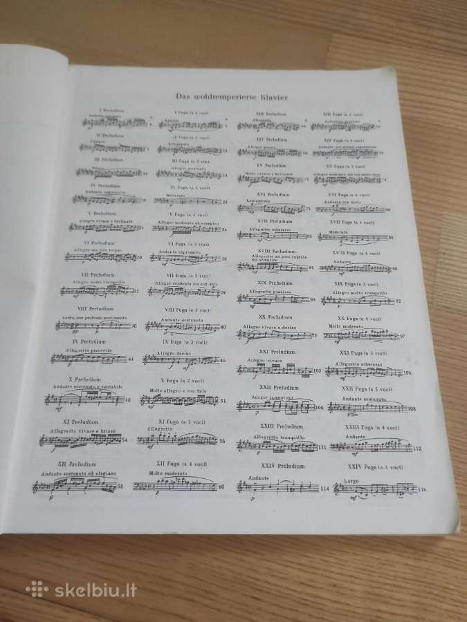 J.s.bachas Gerai temperuotas klavyras - nuotraukos Nr. 3