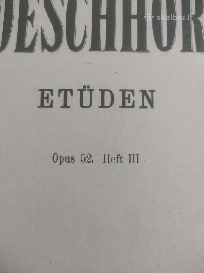 Natos fortepijonui - nuotraukos Nr. 6