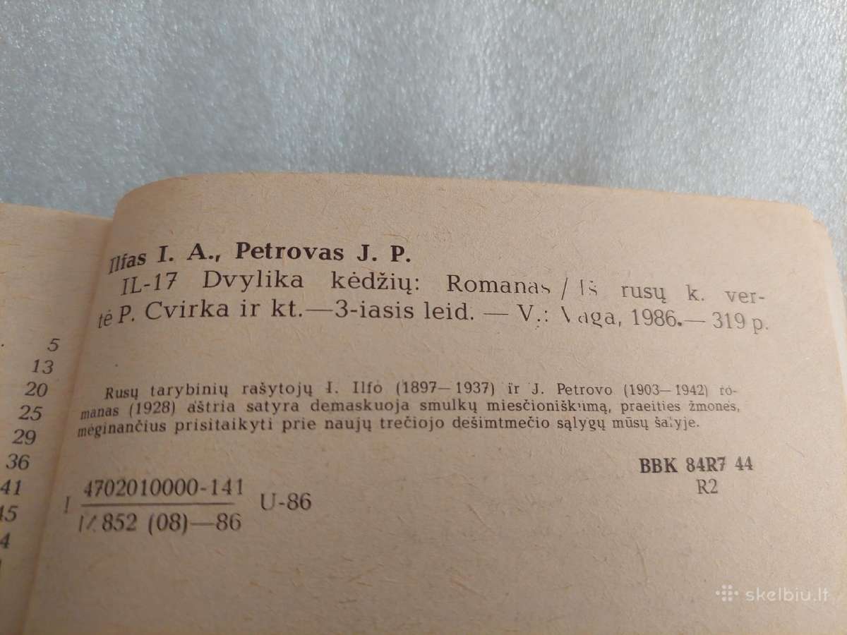 Dvylika kėdžių - nuotraukos Nr. 3