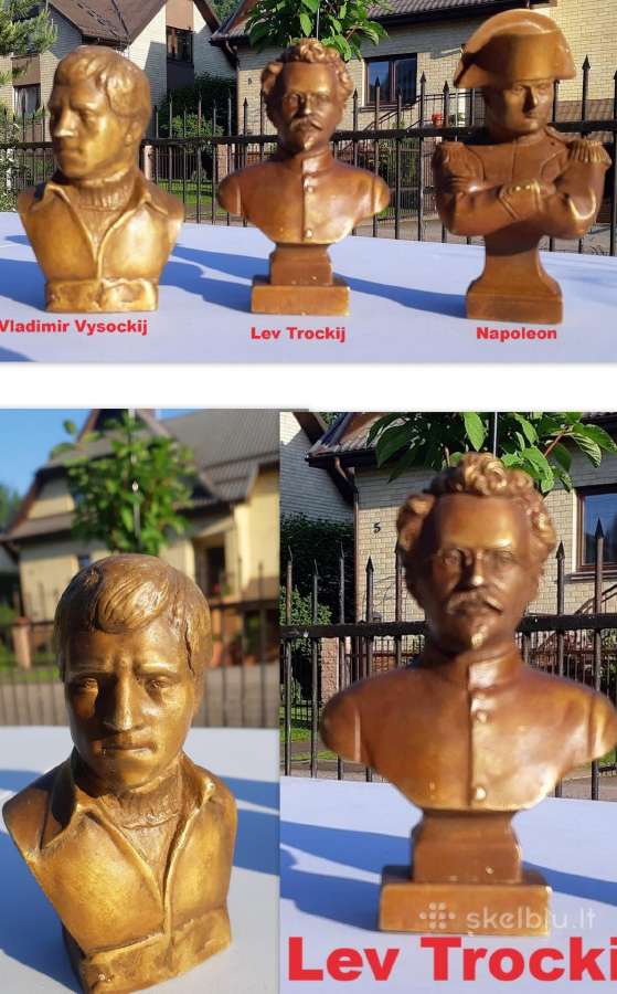 Bronziniai biustai statūlos skulptūros - nuotraukos Nr. 2