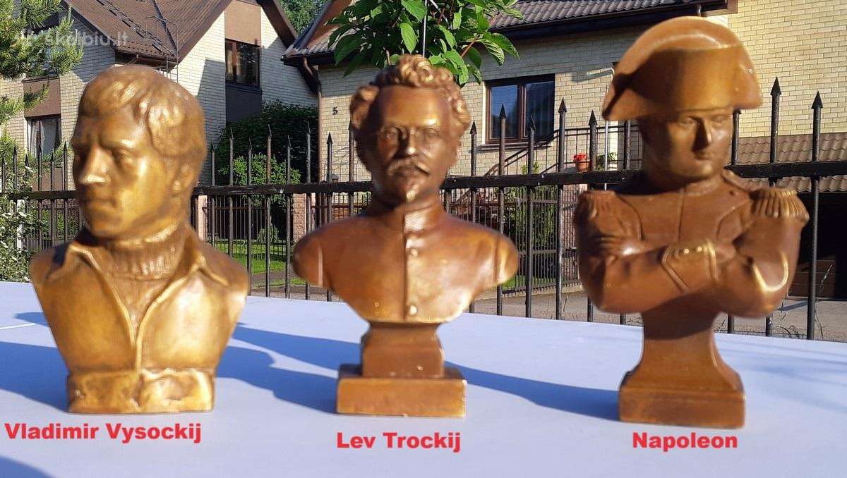 Bronziniai biustai statūlos skulptūros - nuotraukos Nr. 4