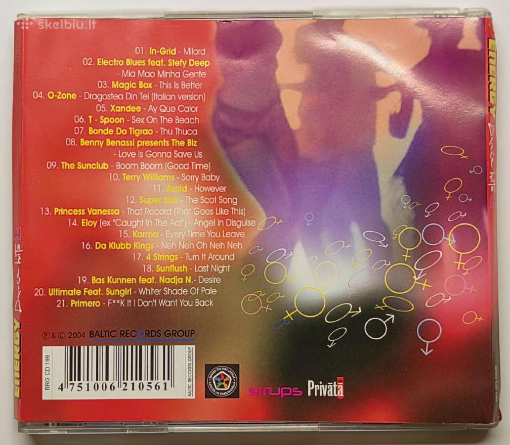 CD albumas Energy – Dance hits 2 - nuotraukos Nr. 4