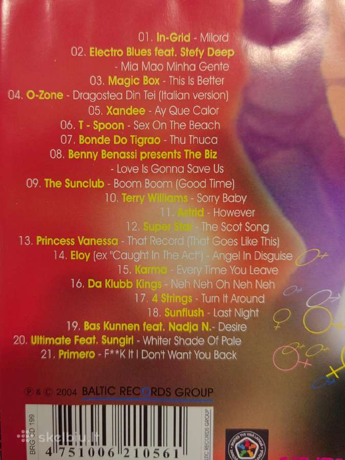 CD albumas Energy – Dance hits 2 - nuotraukos Nr. 5