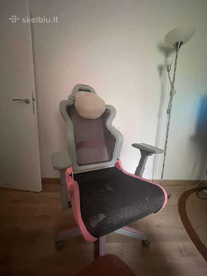 Zaidimu kede Dxracer Air L Grey & Pink Mesh - Skelbiu.lt