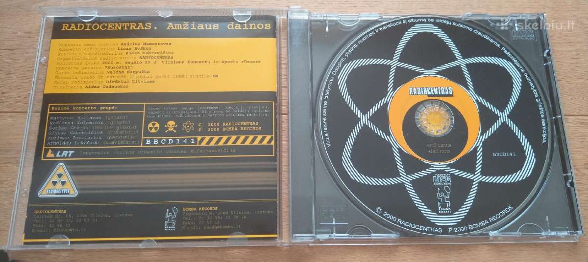 Orginalus CD Radiocentro Amžiaus dainos - nuotraukos Nr. 3