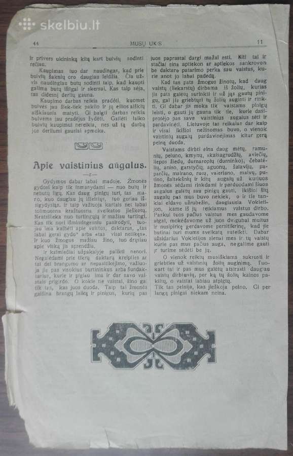 1509. Lietuvos Ūkininkas retas antikvarinis-kolekc - nuotraukos Nr. 5