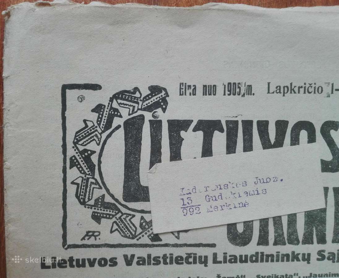 1509. Lietuvos Ūkininkas retas antikvarinis-kolekc - nuotraukos Nr. 10