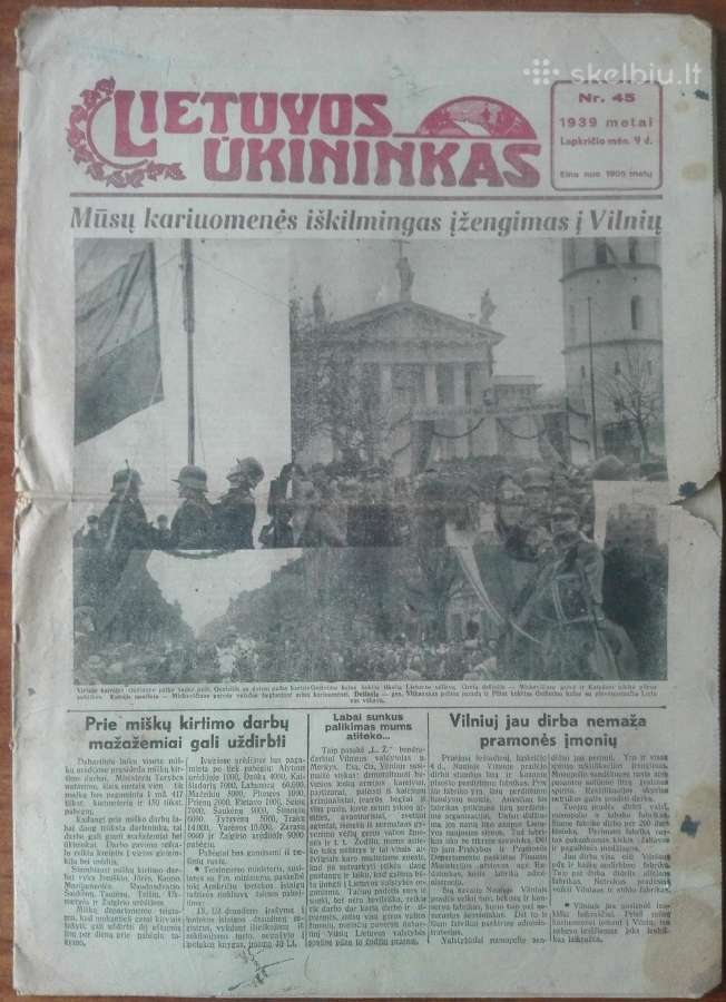 1509. Lietuvos Ūkininkas retas antikvarinis-kolekc - nuotraukos Nr. 17