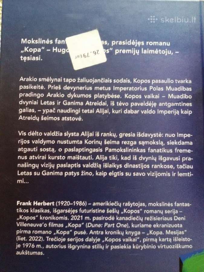 Kopos vaikai Frank Herbert - nuotraukos Nr. 2