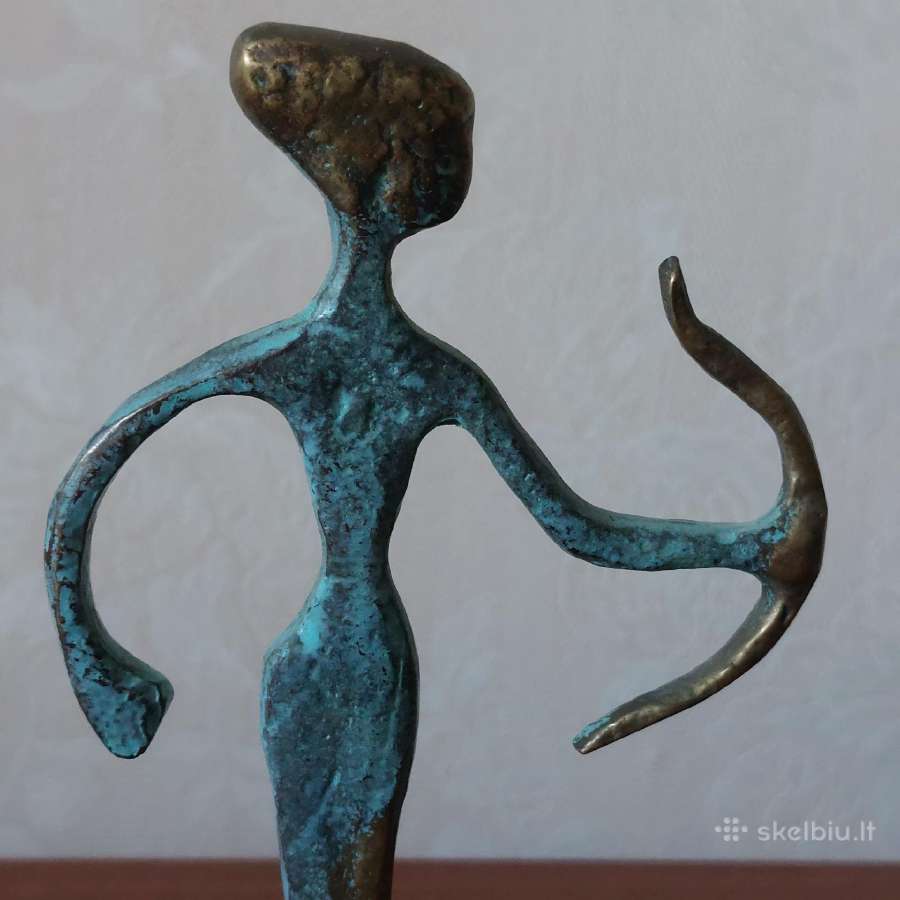 Žalvarinė statulėlė Artemidė - Medžioklės deivė - nuotraukos Nr. 11