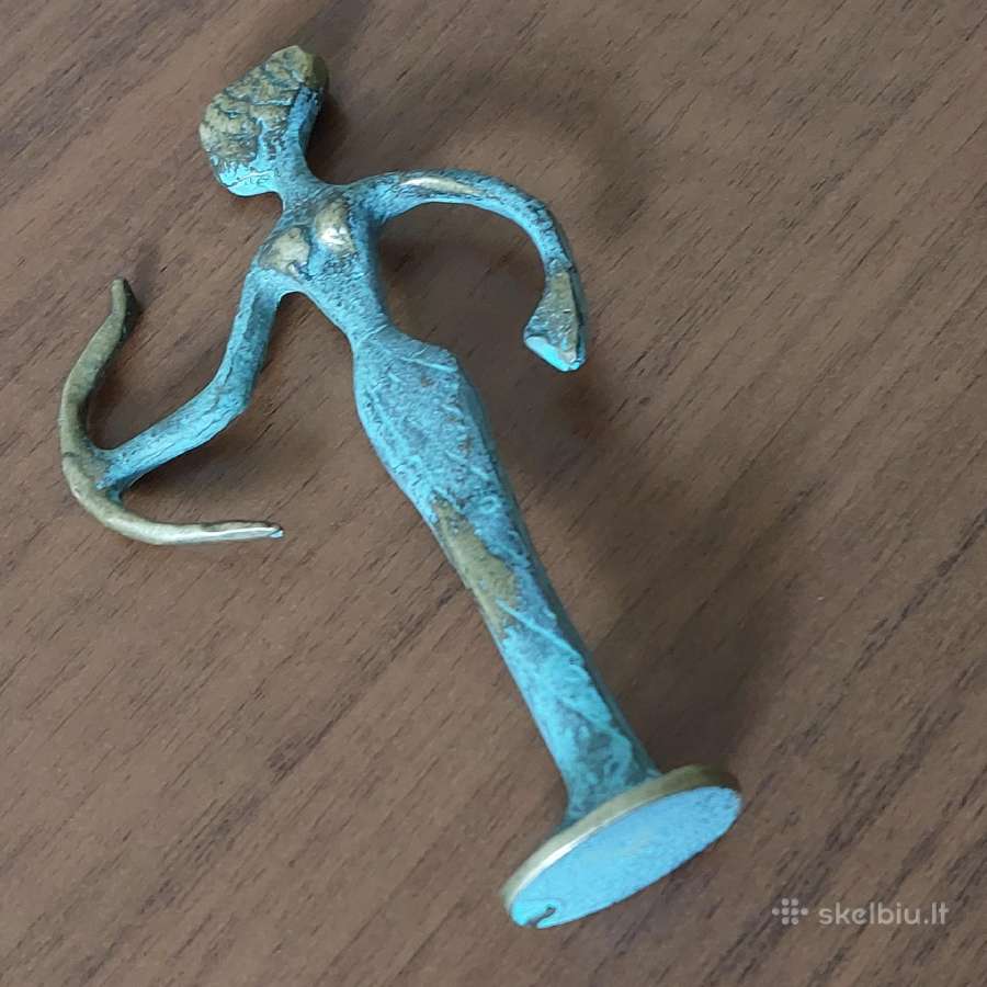 Žalvarinė statulėlė Artemidė - Medžioklės deivė - nuotraukos Nr. 17
