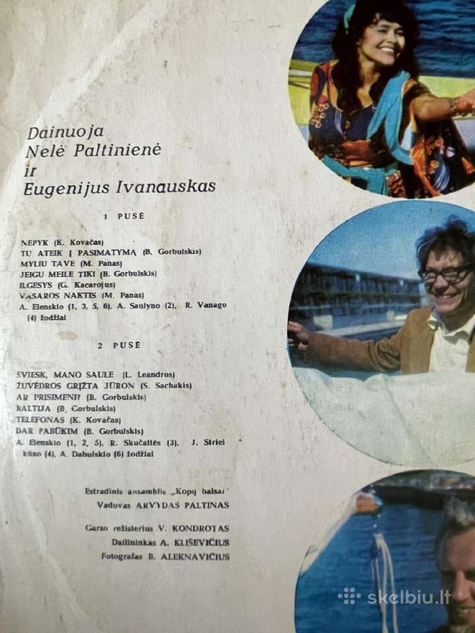 Lietuviškos estrados vinilinės plokštelės - nuotraukos Nr. 2