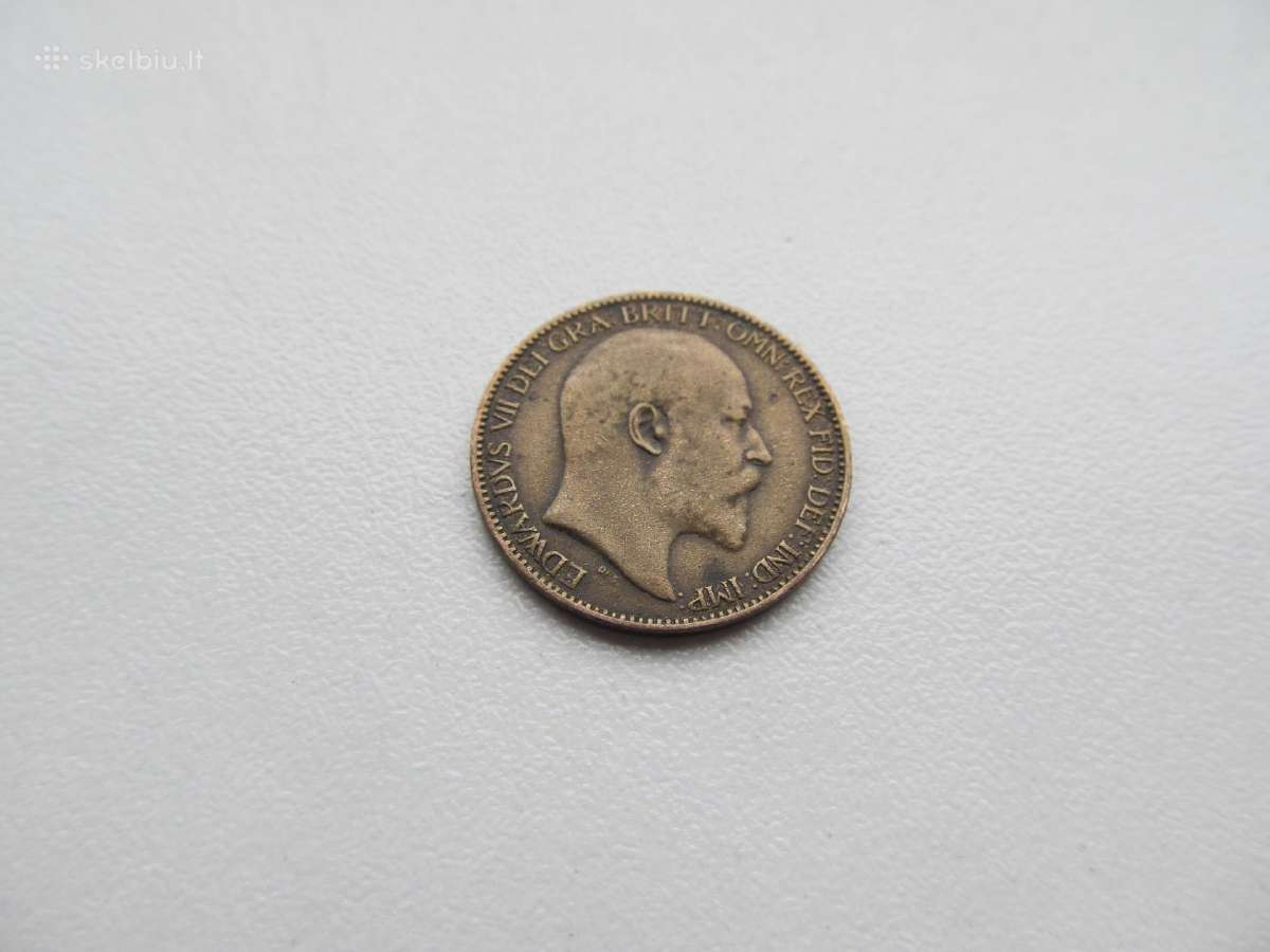 Half penny , Anglija , 1909 - nuotraukos Nr. 2