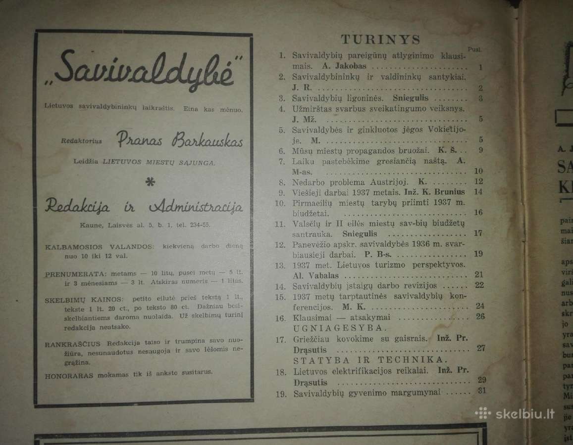 1271. Savivaldybė antikvarinis-kolekcinis laikrašt - nuotraukos Nr. 8