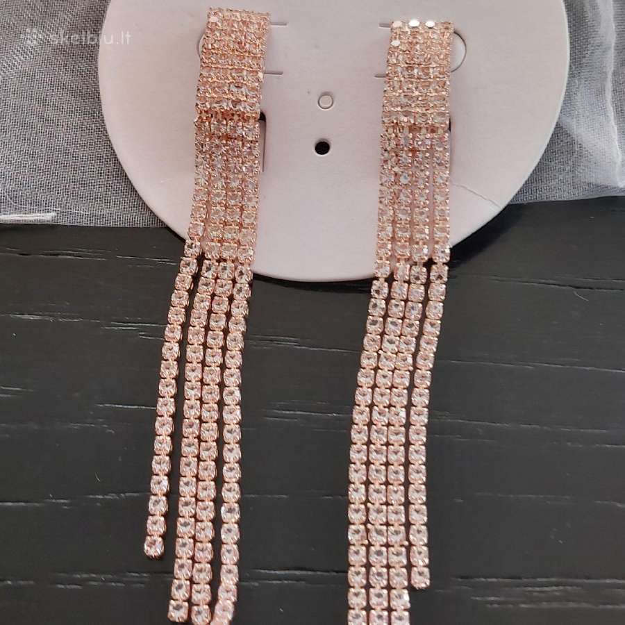 Ilgi klipsai ausims Fashion Zone, nauji - nuotraukos Nr. 4