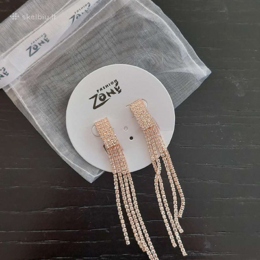 Ilgi klipsai ausims Fashion Zone, nauji - nuotraukos Nr. 9