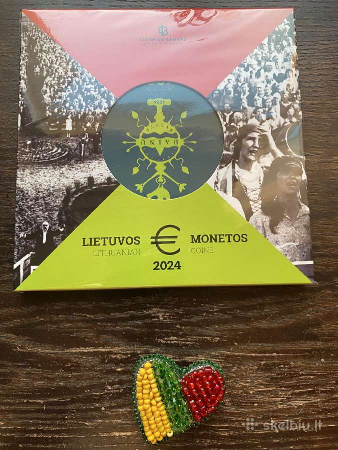 Parduodu Lietuvos Banko 2024 m monetų rinkinį