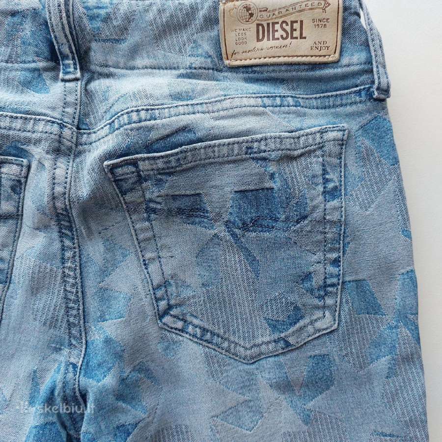 Diesel plėšyti džinsai W27 dydžio - nuotraukos Nr. 12