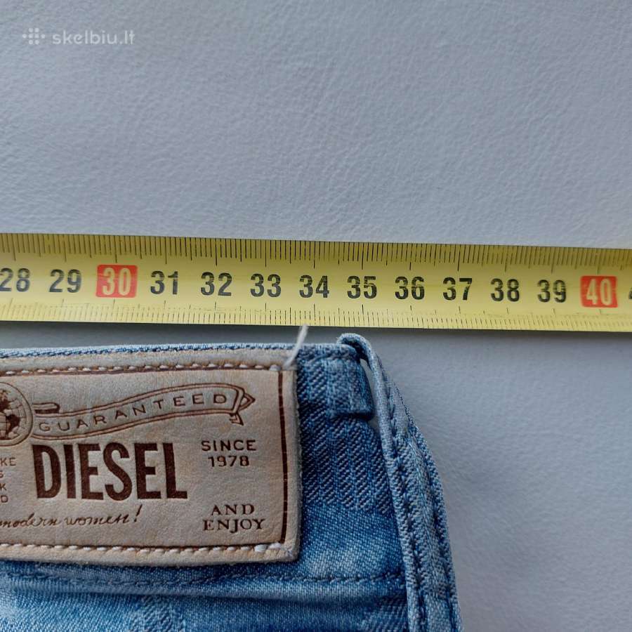 Diesel plėšyti džinsai W27 dydžio - nuotraukos Nr. 15