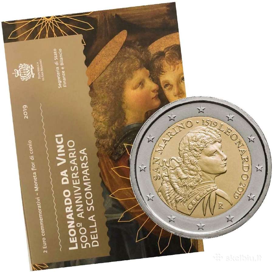 San Marino proginės ir apyvartinės euro monetos - nuotraukos Nr. 21