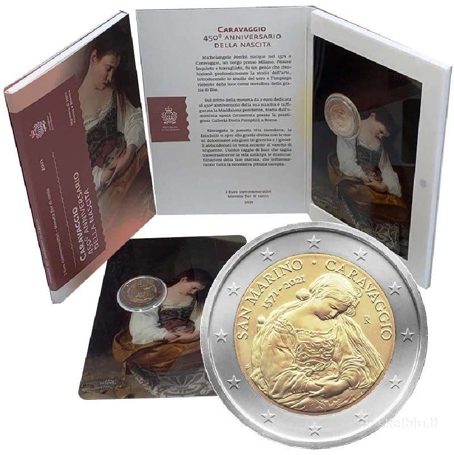 San Marino proginės ir apyvartinės euro monetos - nuotraukos Nr. 24