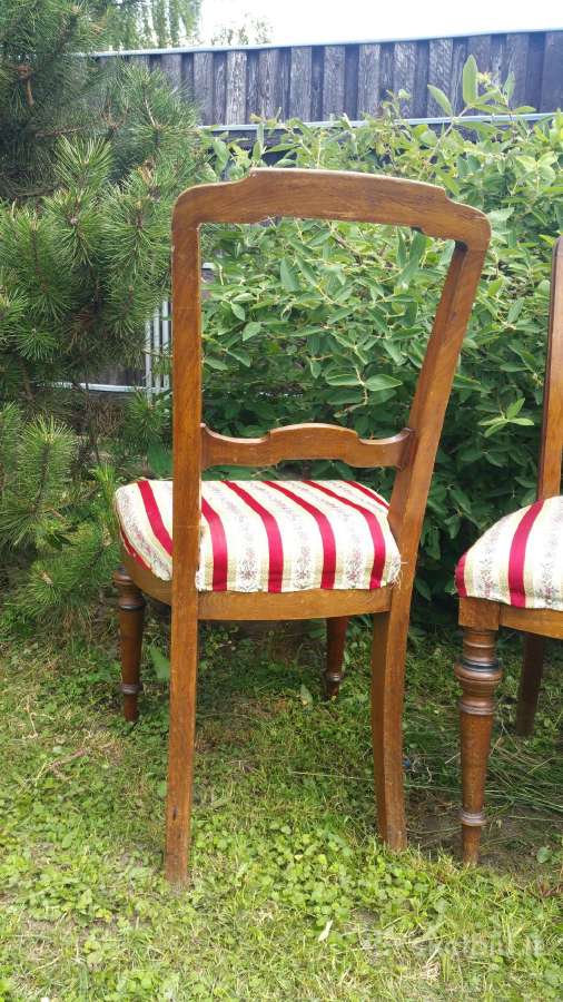 Senos antikvarinės medinės kėdės 2vnt. už 50€ - nuotraukos Nr. 8