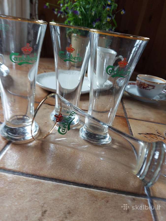 Carlsberg,4 taurės alui - nuotraukos Nr. 2