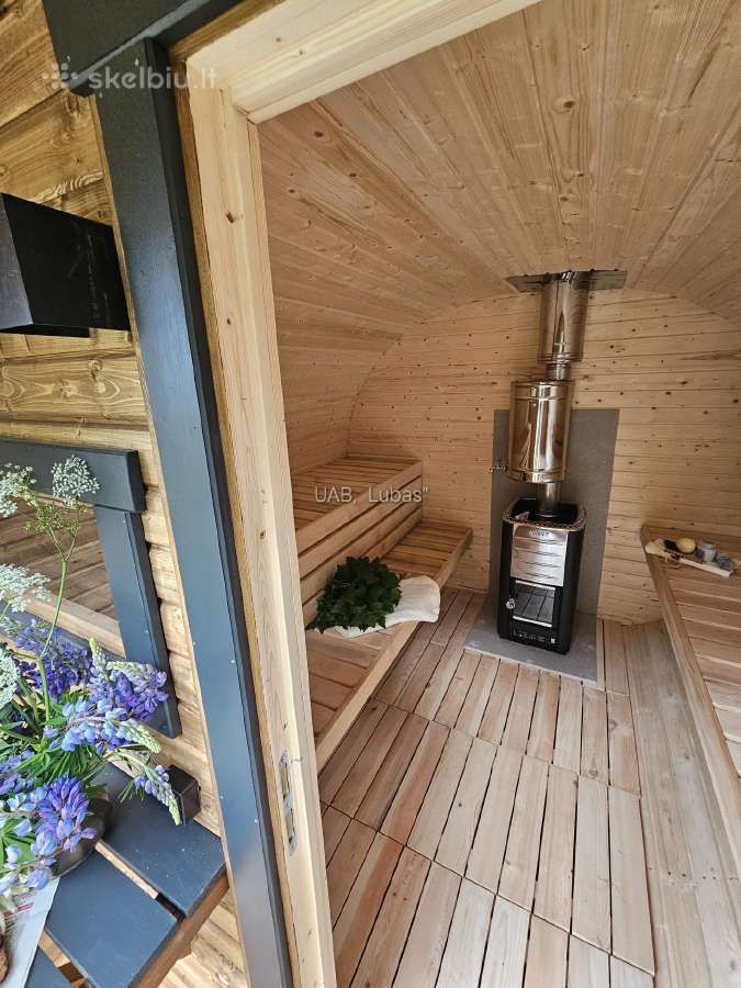 Pusapvalė pirtelė,pirtis, bačka,pirtys - nuotraukos Nr. 22