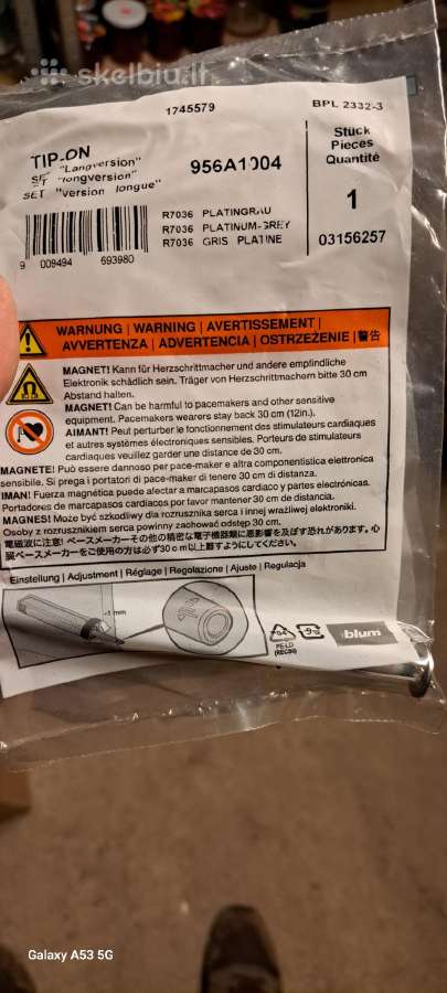 Tip-on Blum - nuotraukos Nr. 2