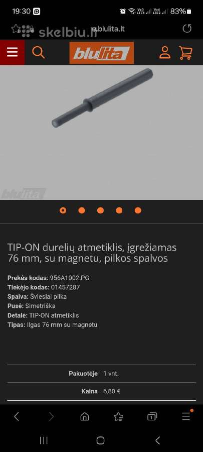 Tip-on Blum - nuotraukos Nr. 3