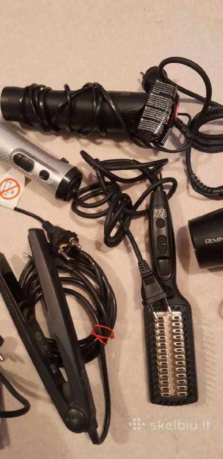 Fenai, elektrinės šukos, plaukų žnyplės ir kt. - nuotraukos Nr. 8