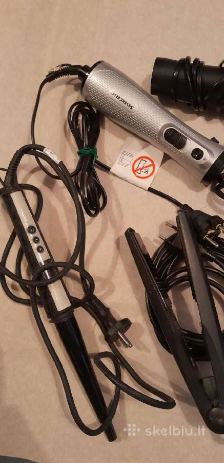 Fenai, elektrinės šukos, plaukų žnyplės ir kt. - nuotraukos Nr. 9