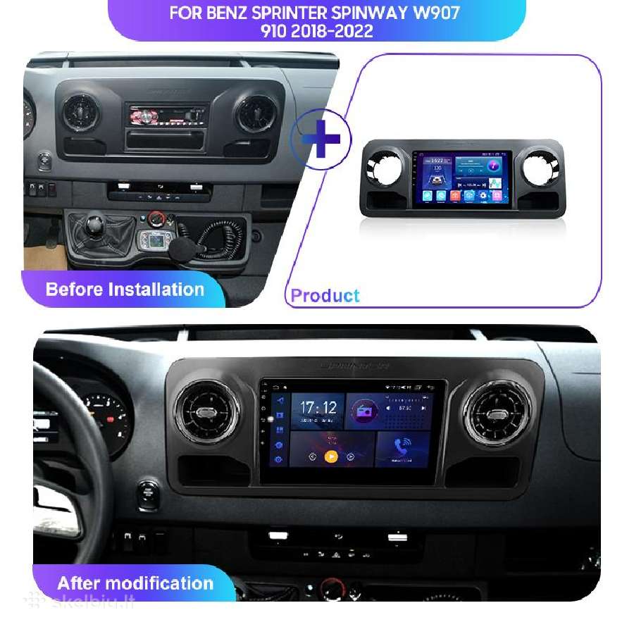 Mercedes Benz Sprinter android multimedija - nuotraukos Nr. 6