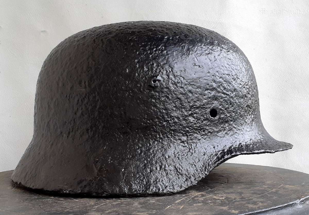 Originalūs Vokiški šalmas ir 1943m metalinis bakas - nuotraukos Nr. 11