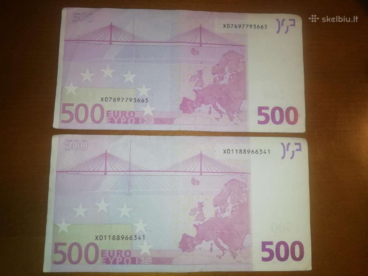 500 eu banknotai - nuotraukos Nr. 2