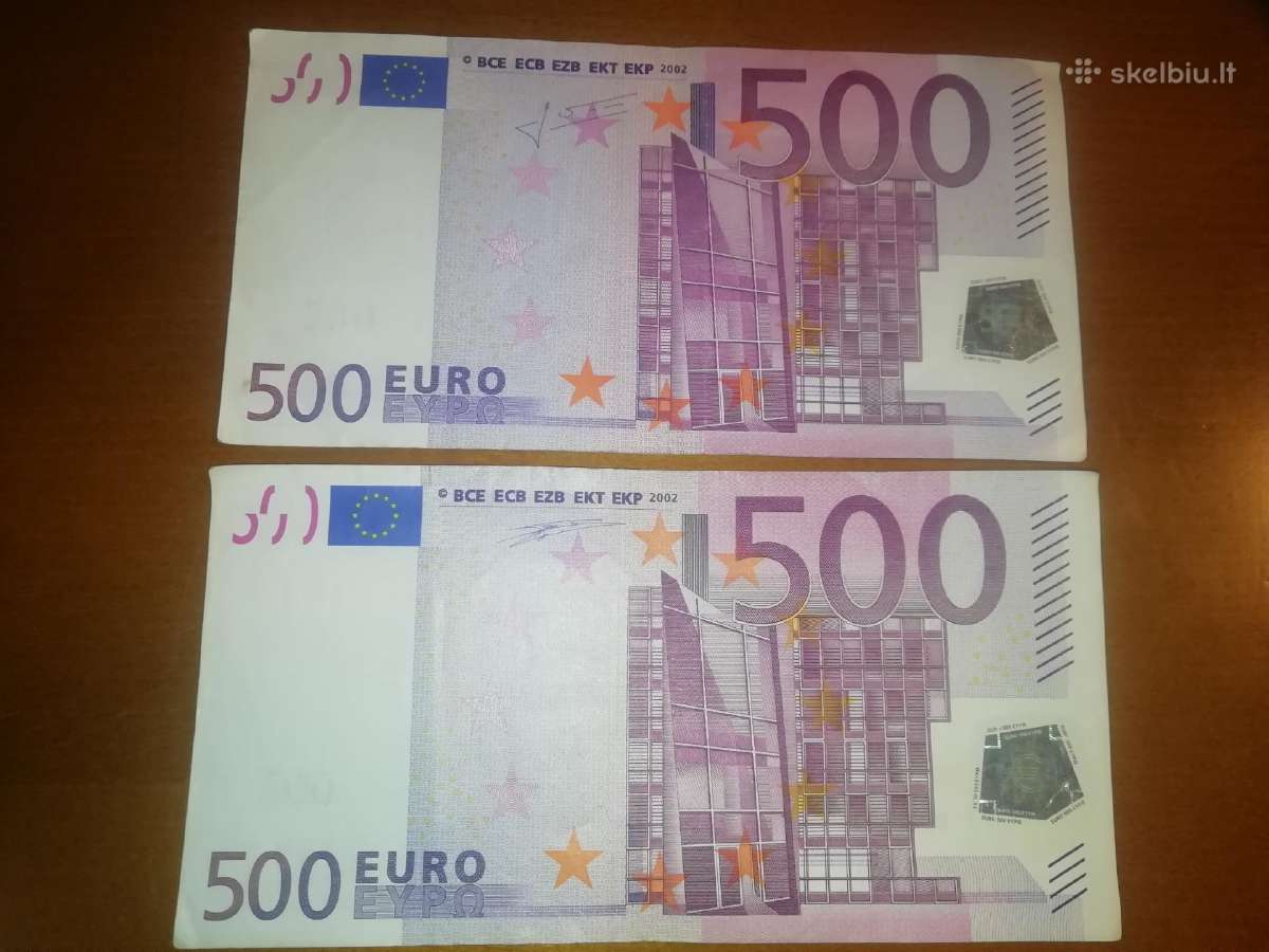 500 eu banknotai