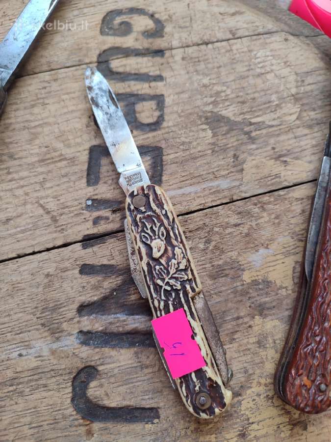 Seni vokiški lenktiniai peiliukai kolekcijai - nuotraukos Nr. 2