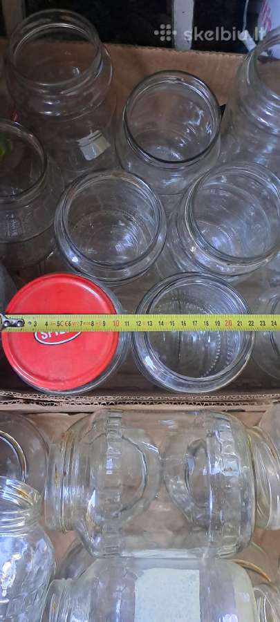 Stiklainiai 1.7 l platesniais kakleliais - nuotraukos Nr. 2