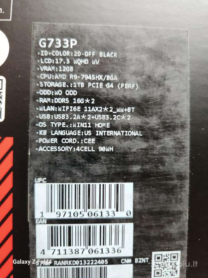 Parduodu Asus Rog strix 4080rtx - nuotraukos Nr. 8