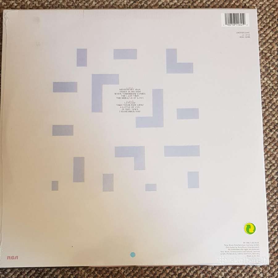 Eurythimcs 1 vinilas (1lp) - nuotraukos Nr. 2