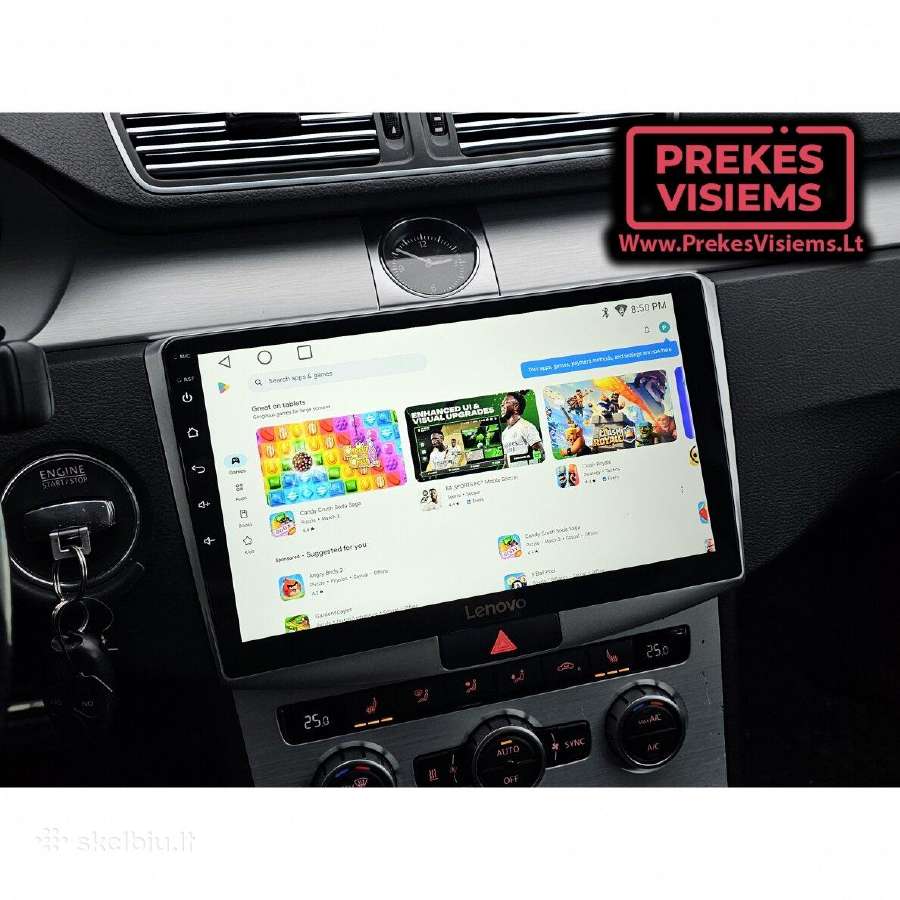 Volkswagen Passat B6 B7 10coliu multimedija - nuotraukos Nr. 2