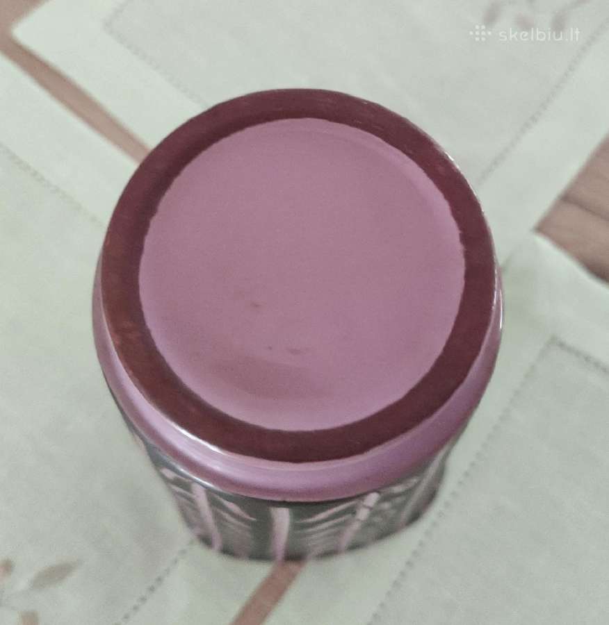 Keramikos vaza violetinės bordo spalvos - nuotraukos Nr. 4
