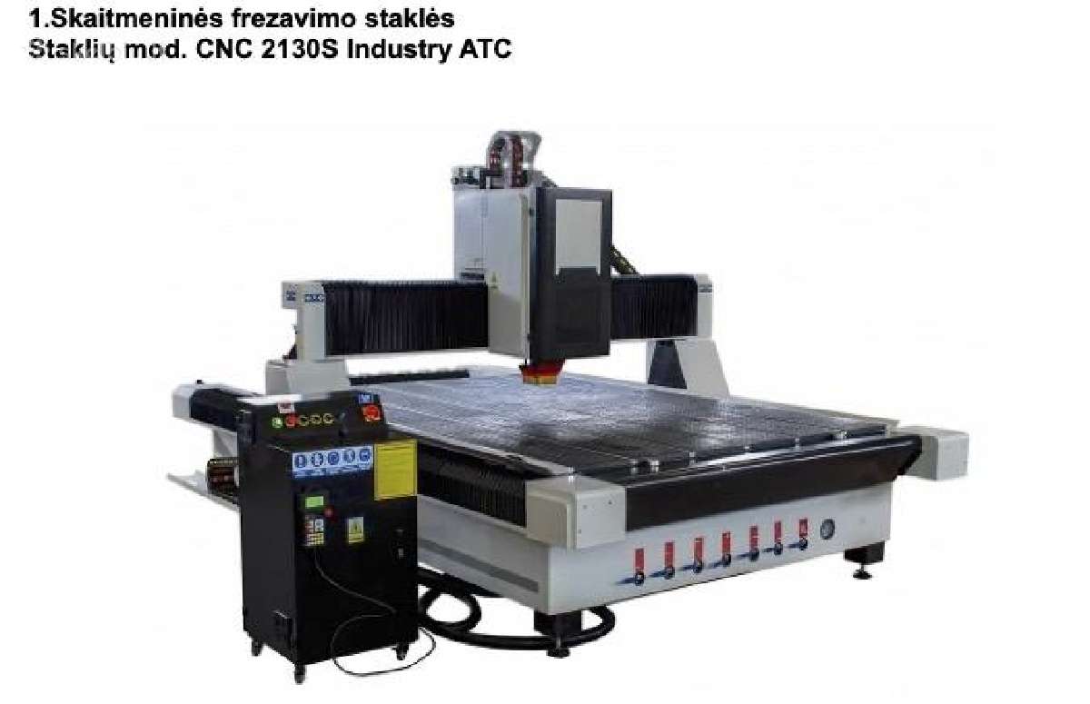 Skaitmeninės frezavimo staklės CNC 2130s Atc