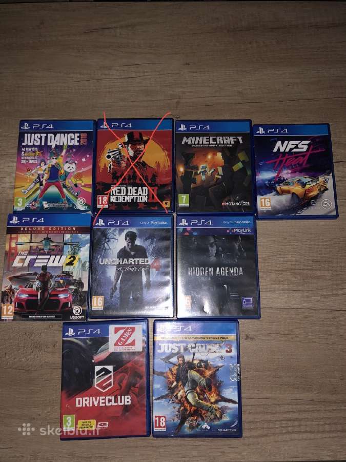 Parduodami ps4 zaidimai