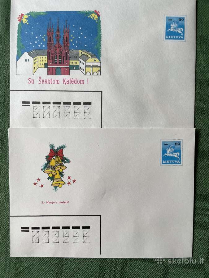 Lietuviški 1991–1992 metų markiruoti vokai - nuotraukos Nr. 4