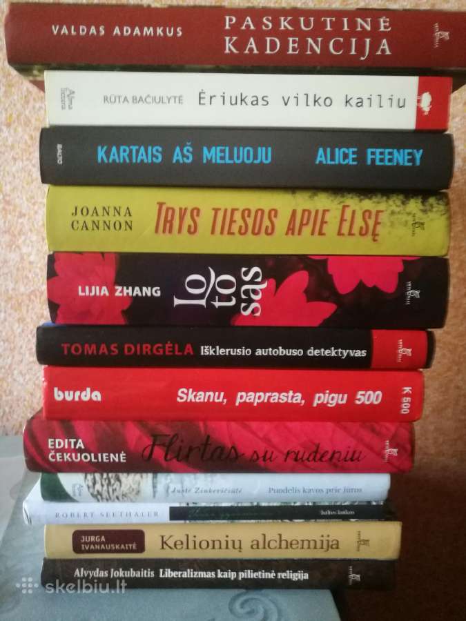 Keletas naujų, neskaitytu knygų