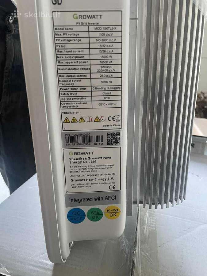 Nauji Inverteriai Saulės Elektrinei Ir Baterijos - nuotraukos Nr. 3